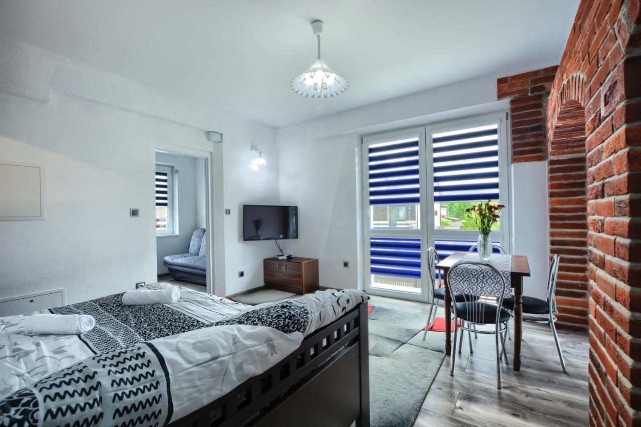 Ceglany Apartament Ustrzyki Dolne Esterno foto